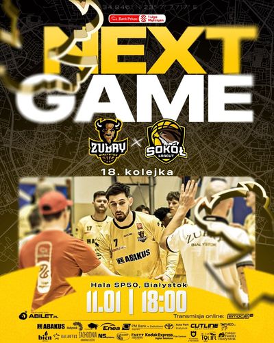 W niedzielę (11.01.2025) gramy z Solvera Sokół Łańcut